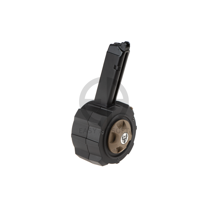 Drum Mag G17 Models GBB 200rds Black